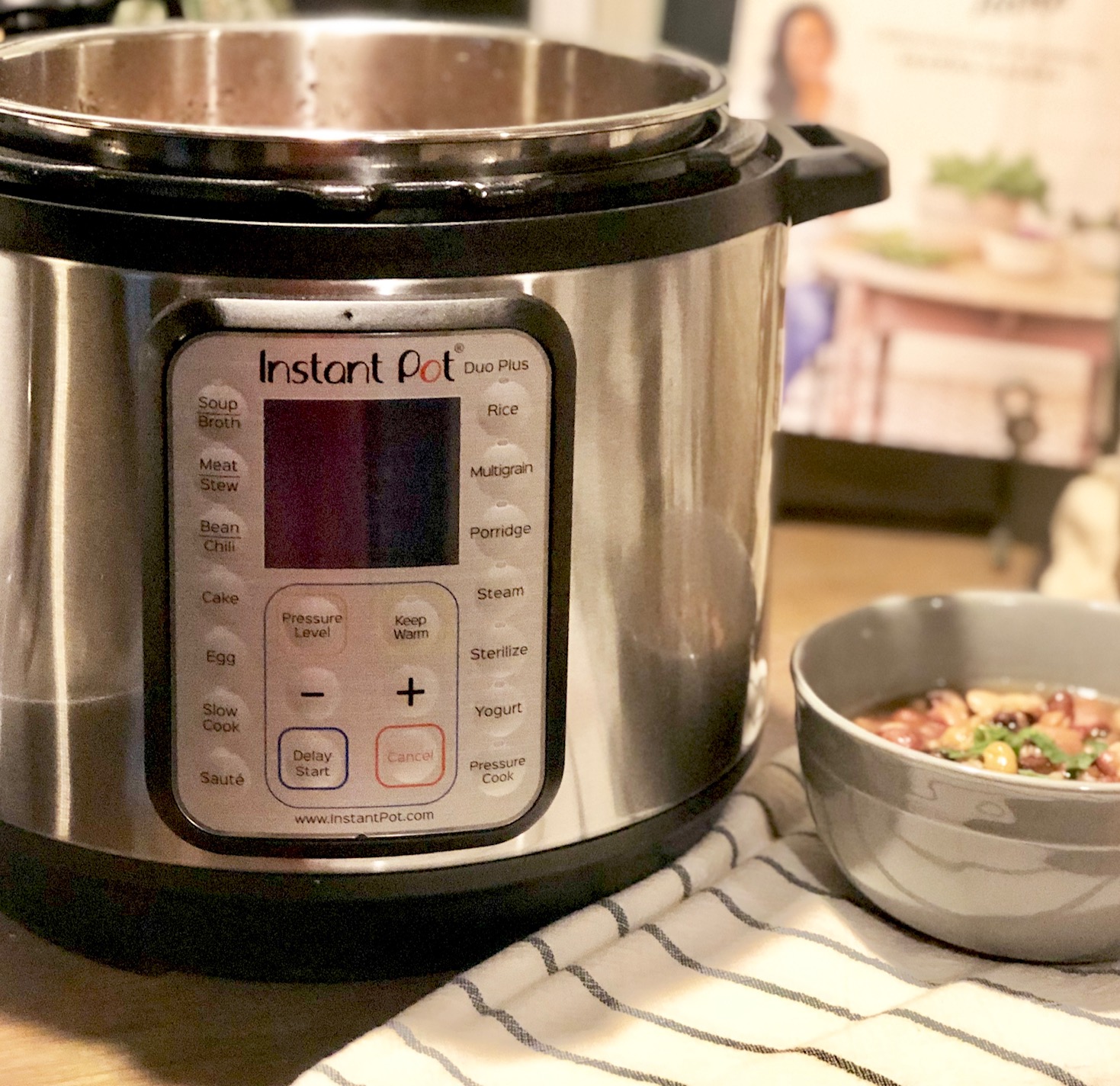 instant pot ham and bean soup