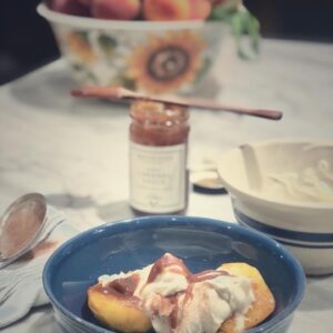 Grilled Peaches Dessert