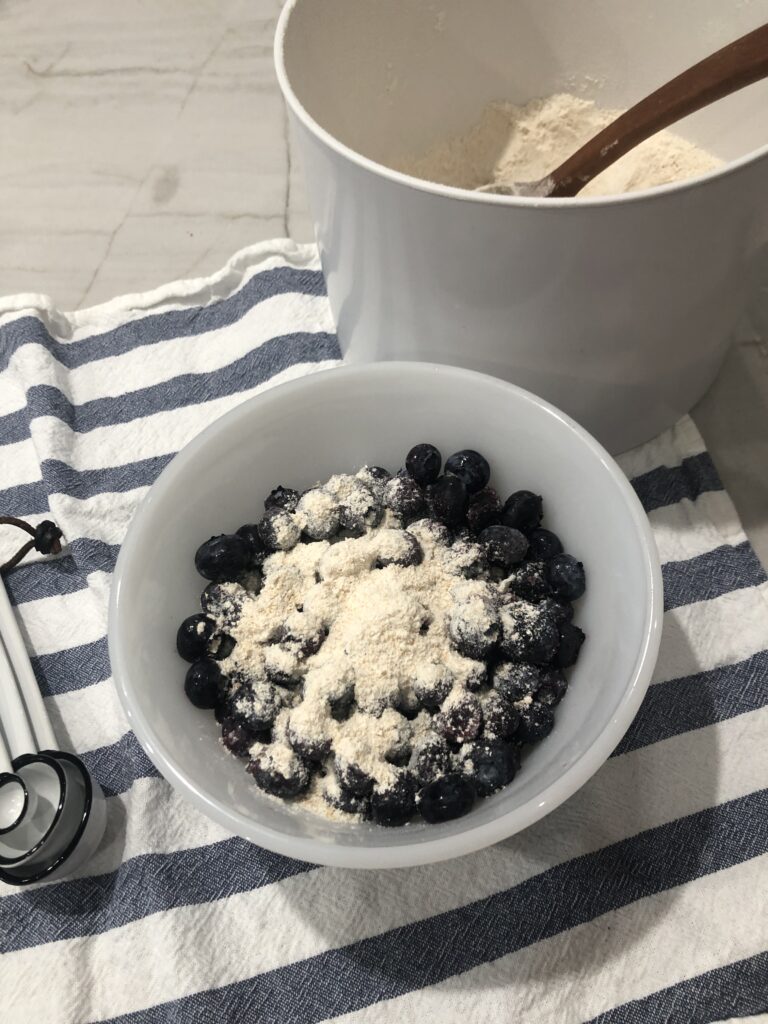 homemade blueberry muffins