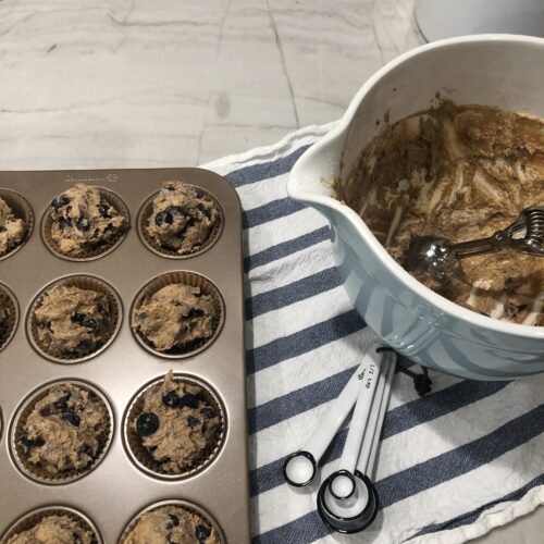 homemade blueberry muffins