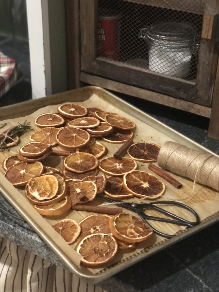 Dried oranges