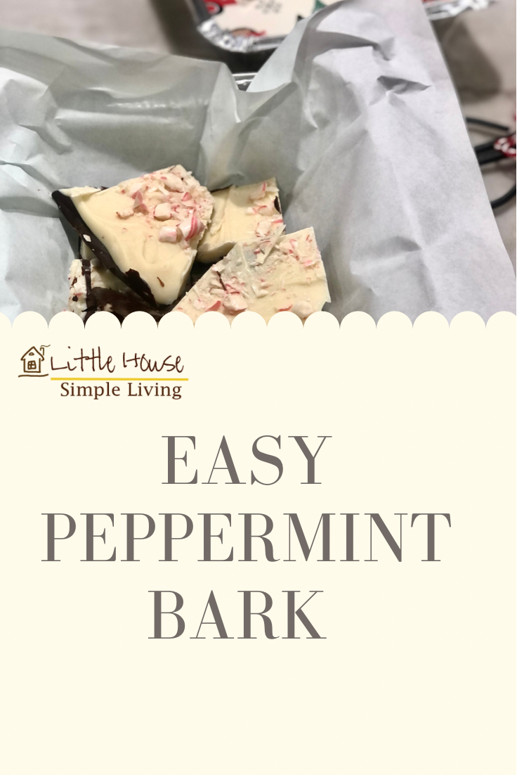 Peppermint bark