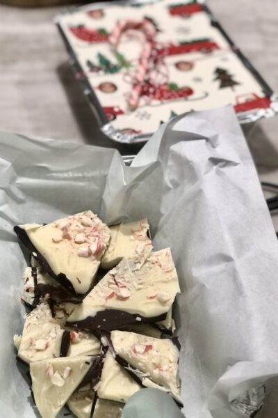 Peppermint bark