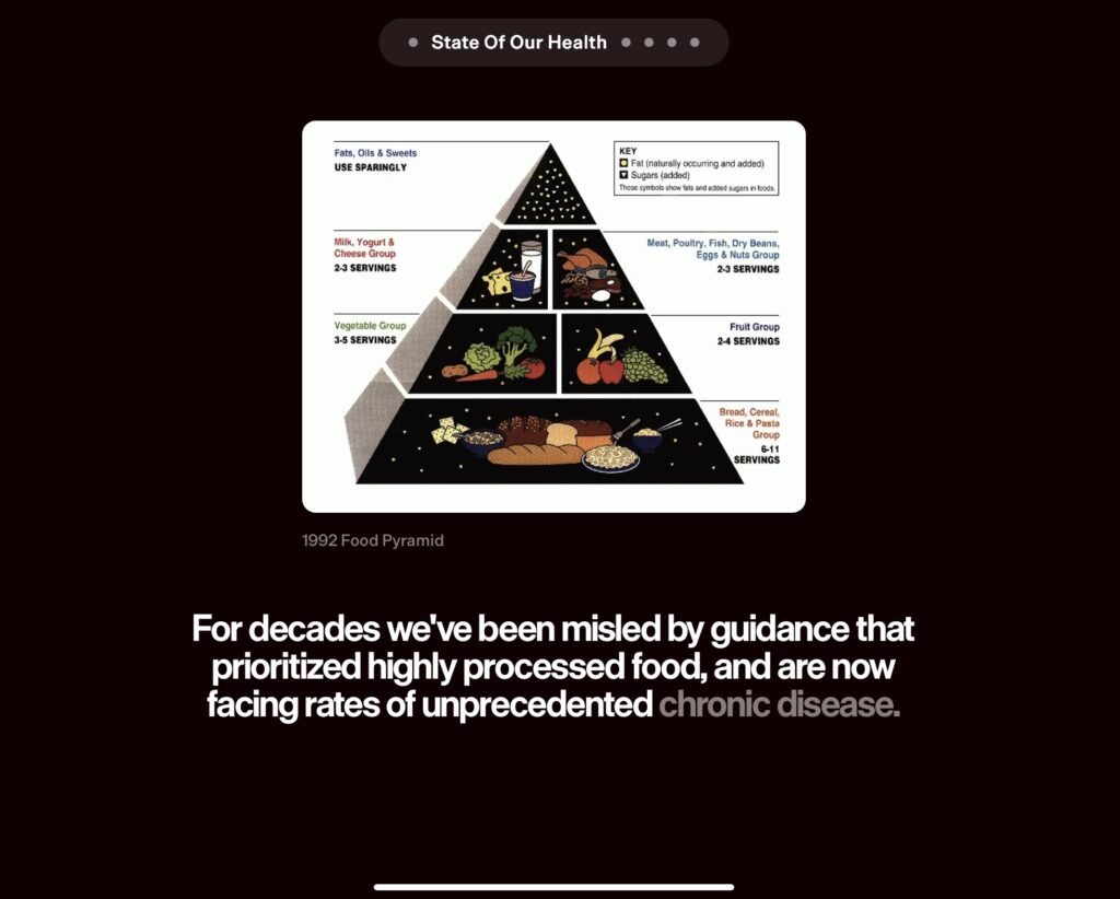 Food pyramid from 1992