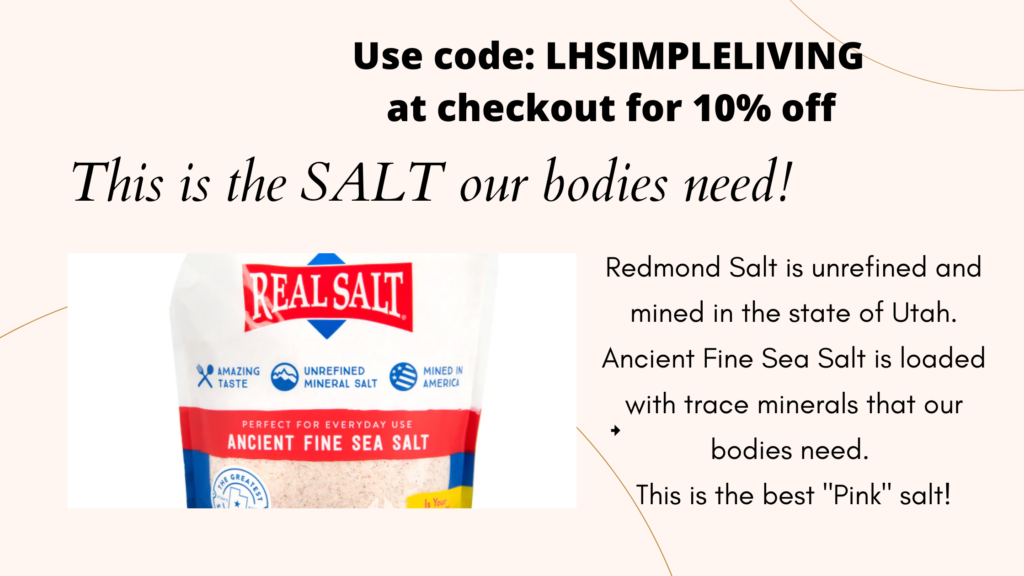 the benefits of real salt