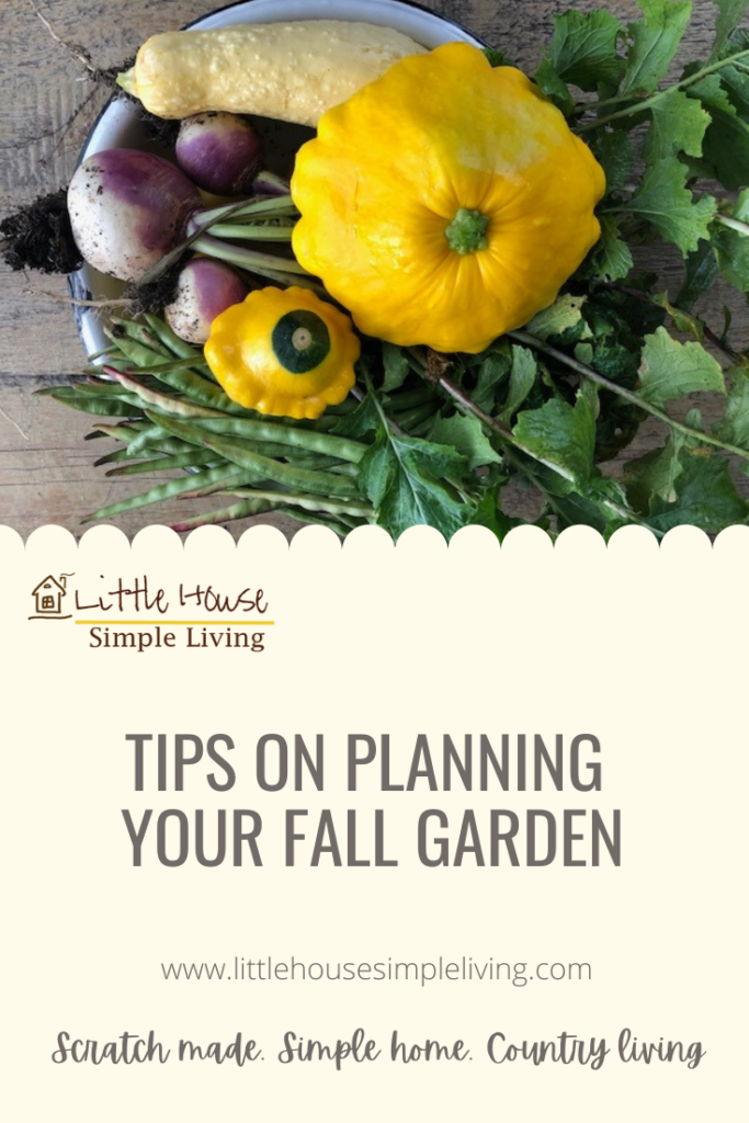 Planning a fall garden