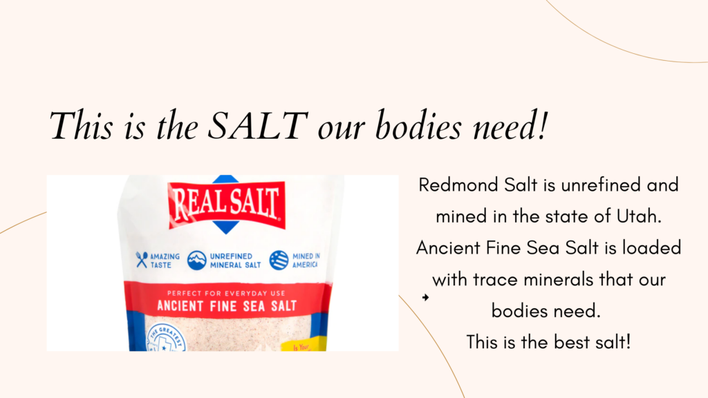 Redmond Salt mineral salt
