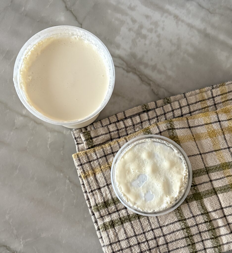 Homemade whipped cream