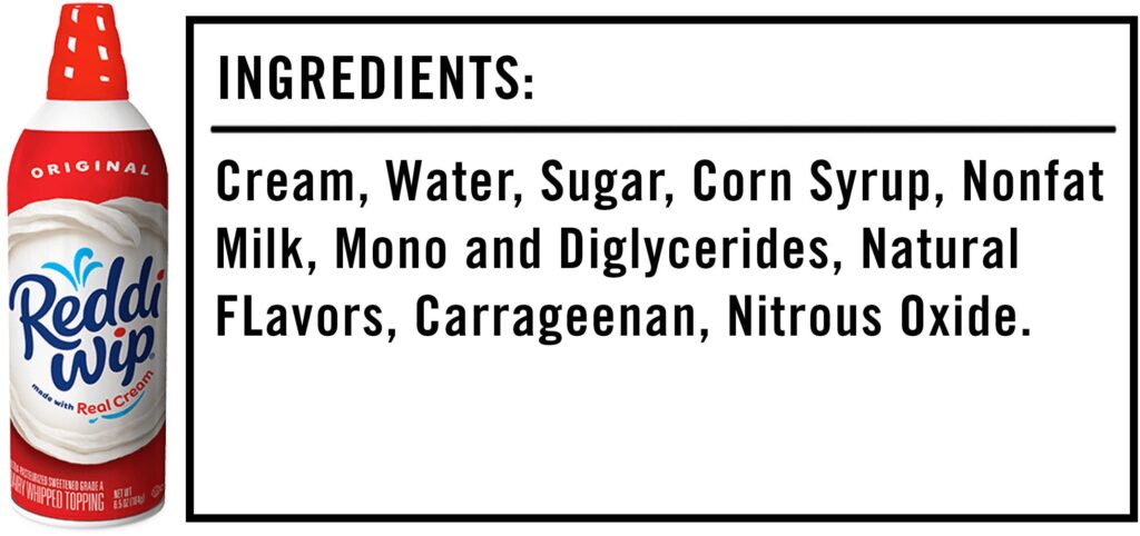 Reddi Whip whipped cream