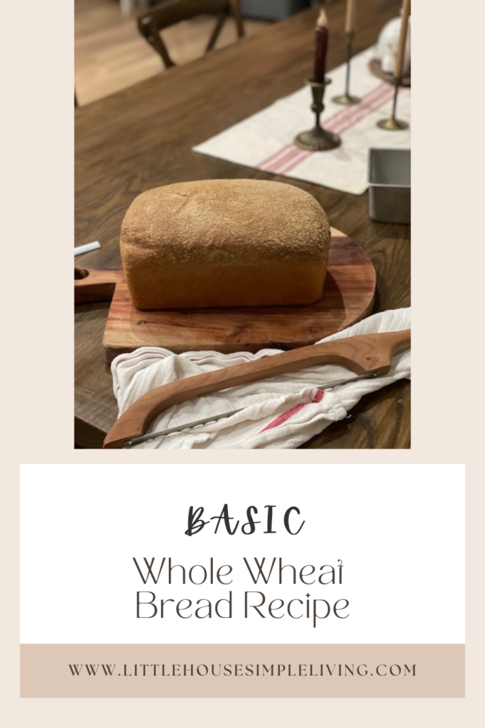 basic whole wheat bread