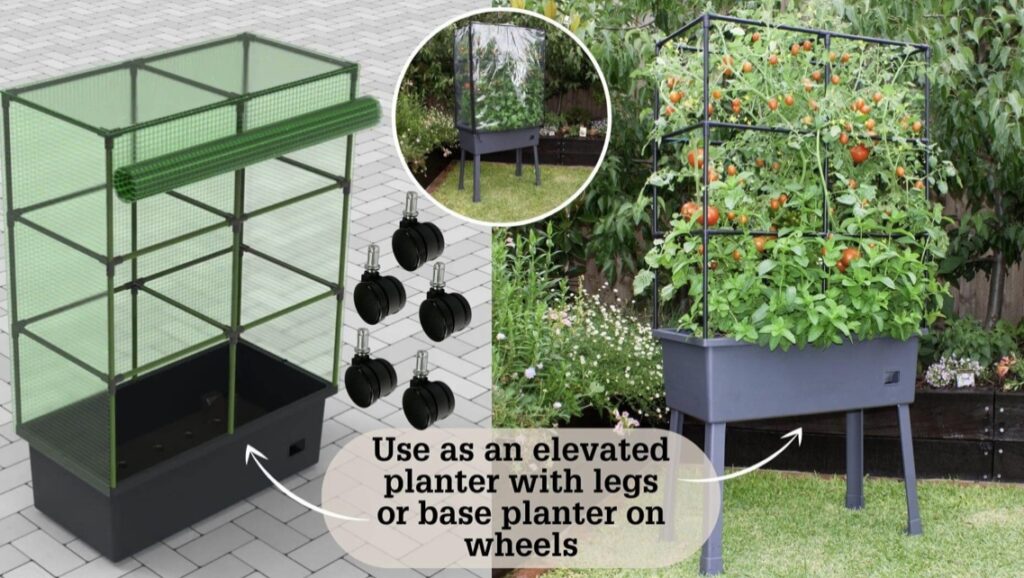 patio planter trellis