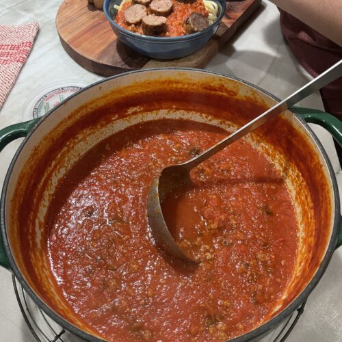 Italian spaghetti sauce