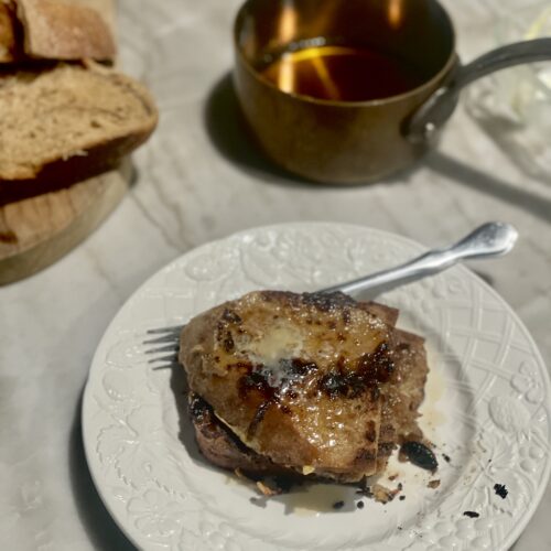 French toast and syrup