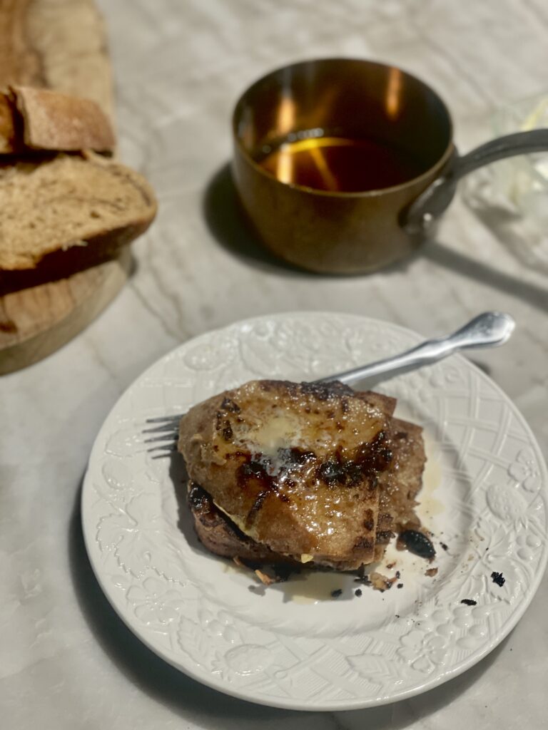 French toast and syrup