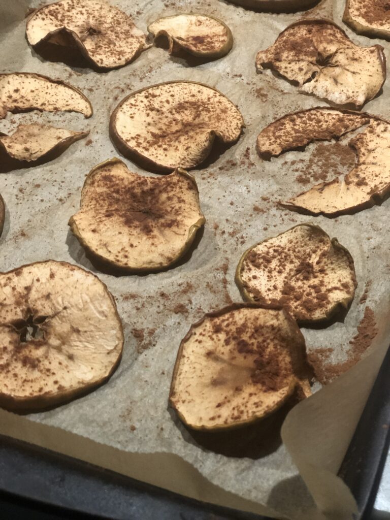 Fall dehydrated apples 