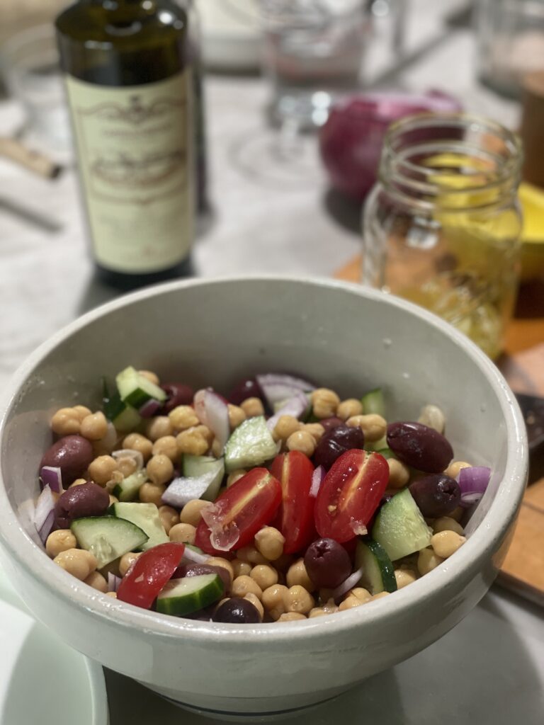 Chickpea salad