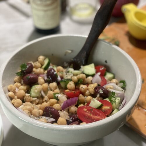 Chickpea salad