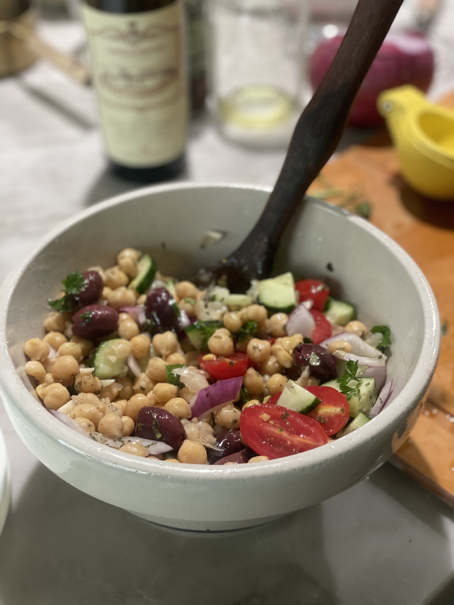 Chickpea salad