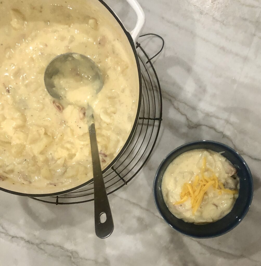 Baked potato soup