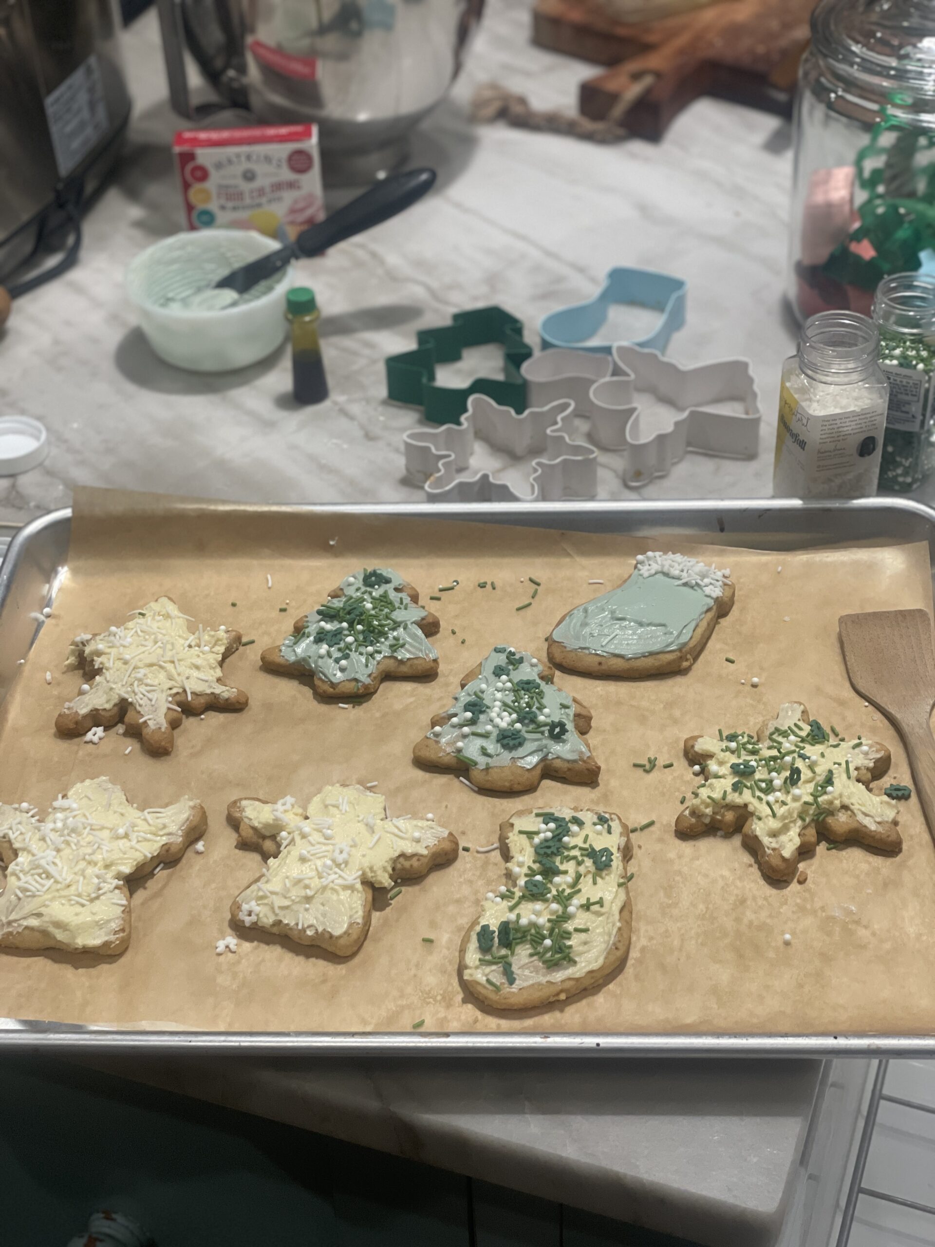 Fresh milled flour butter cookies