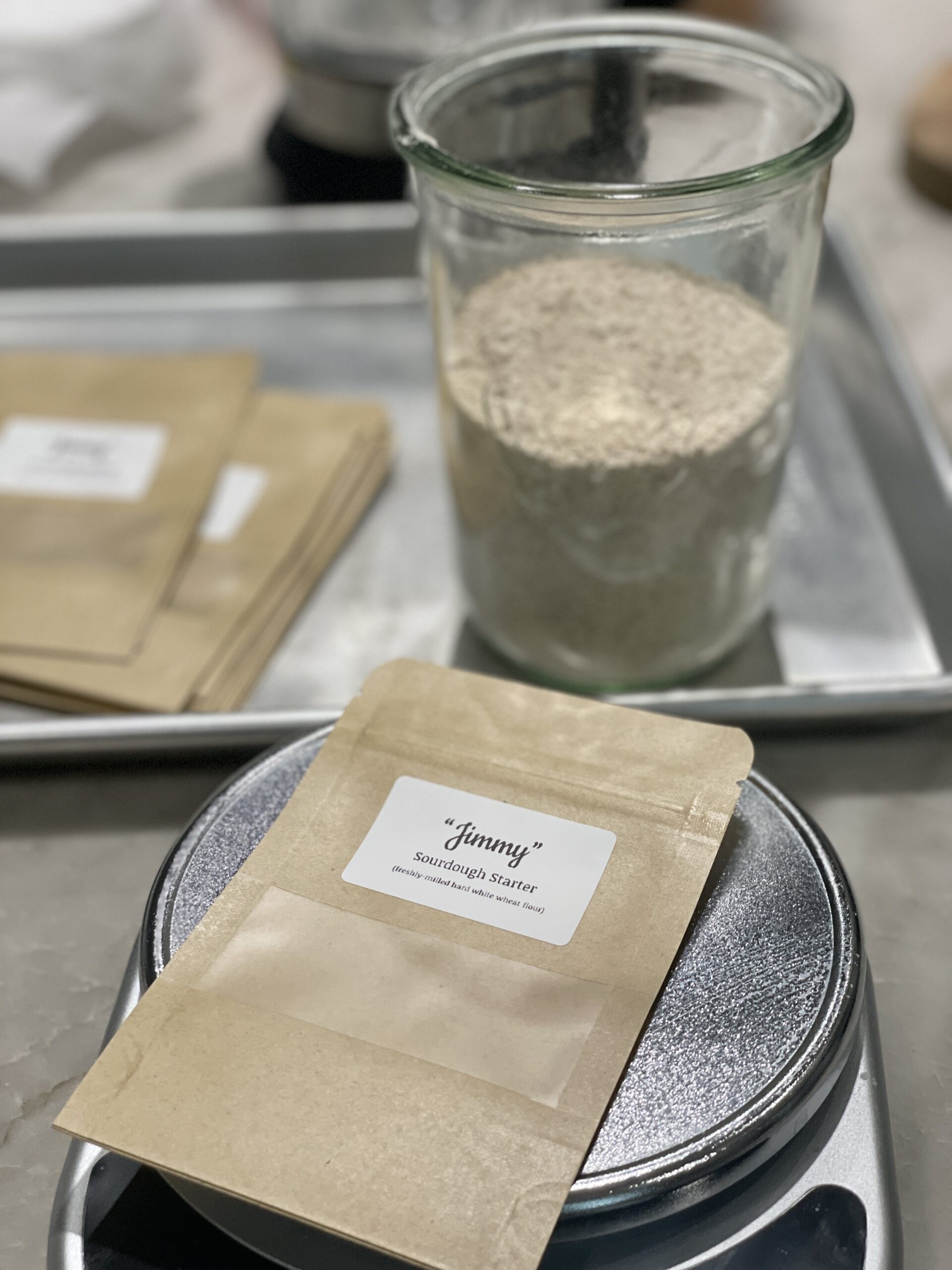 Dehydrated sourdough starter