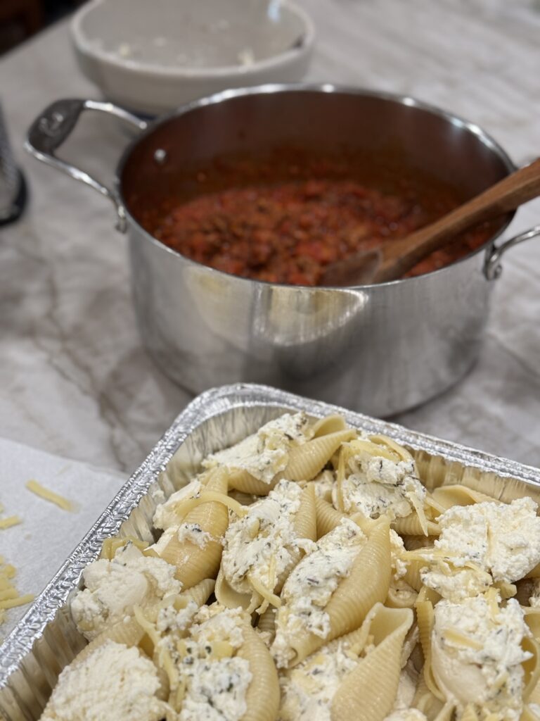Classic stuffed shells