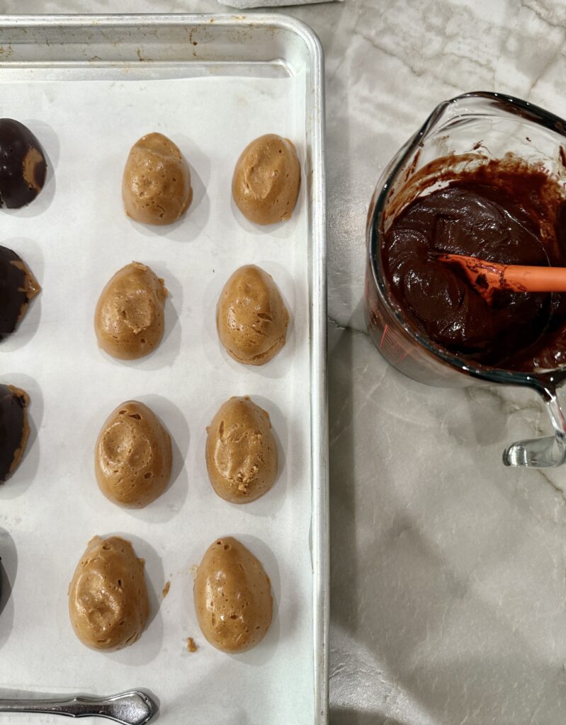 Peanut butter eggs