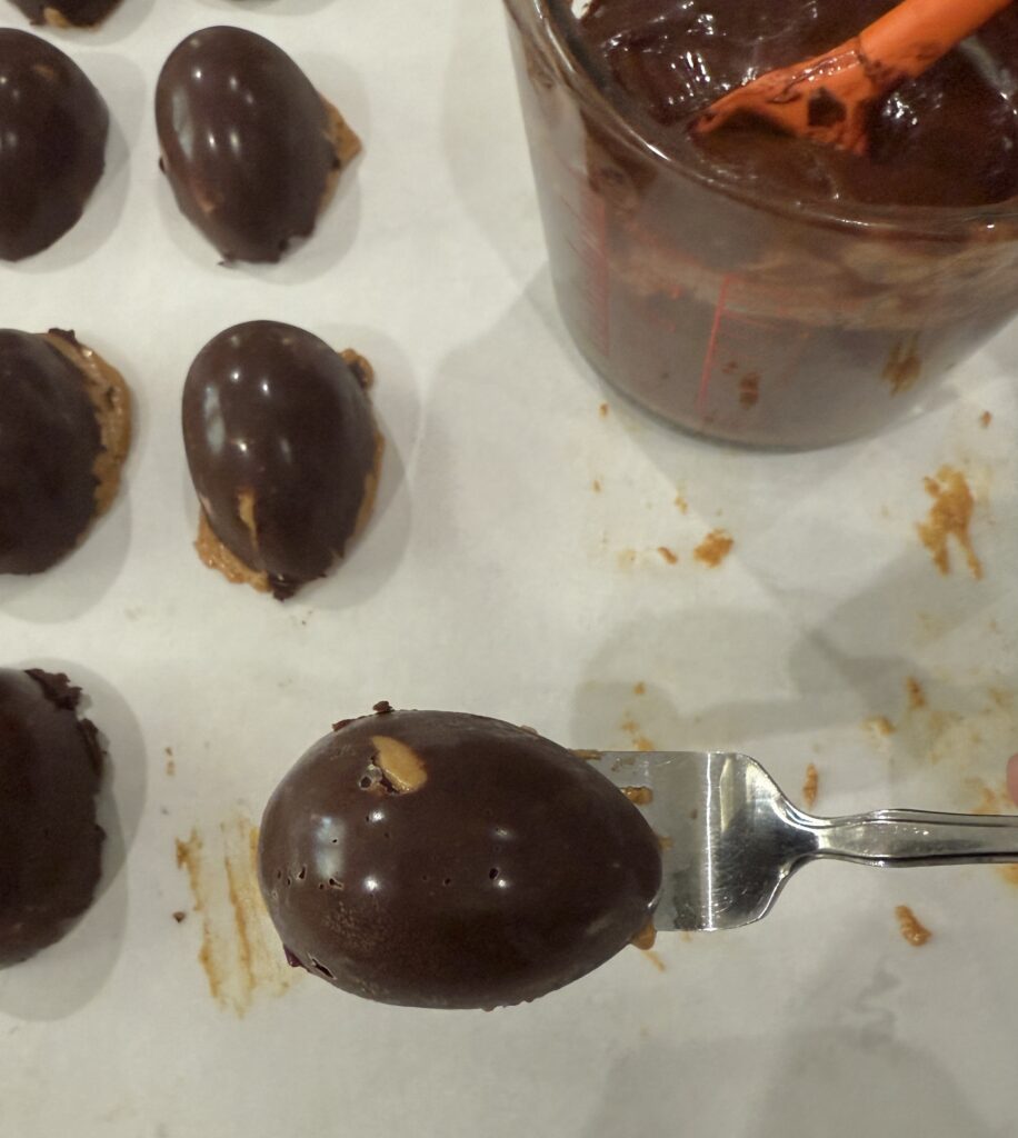 Peanut butter eggs