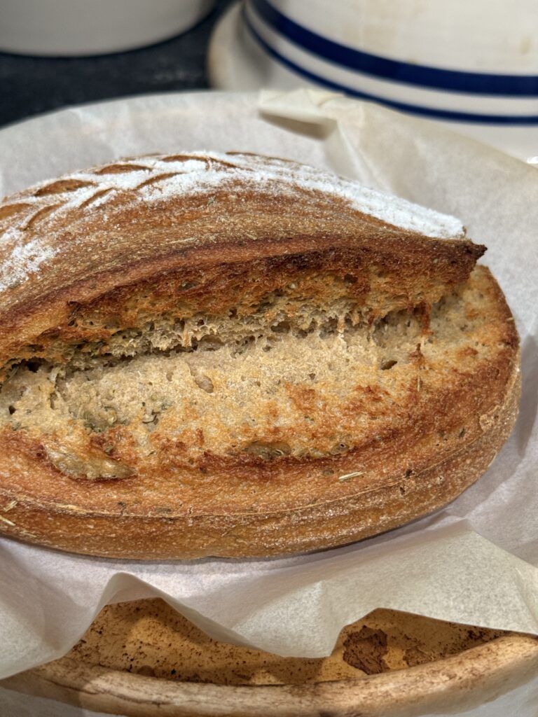 Tuscan sourdough loaf