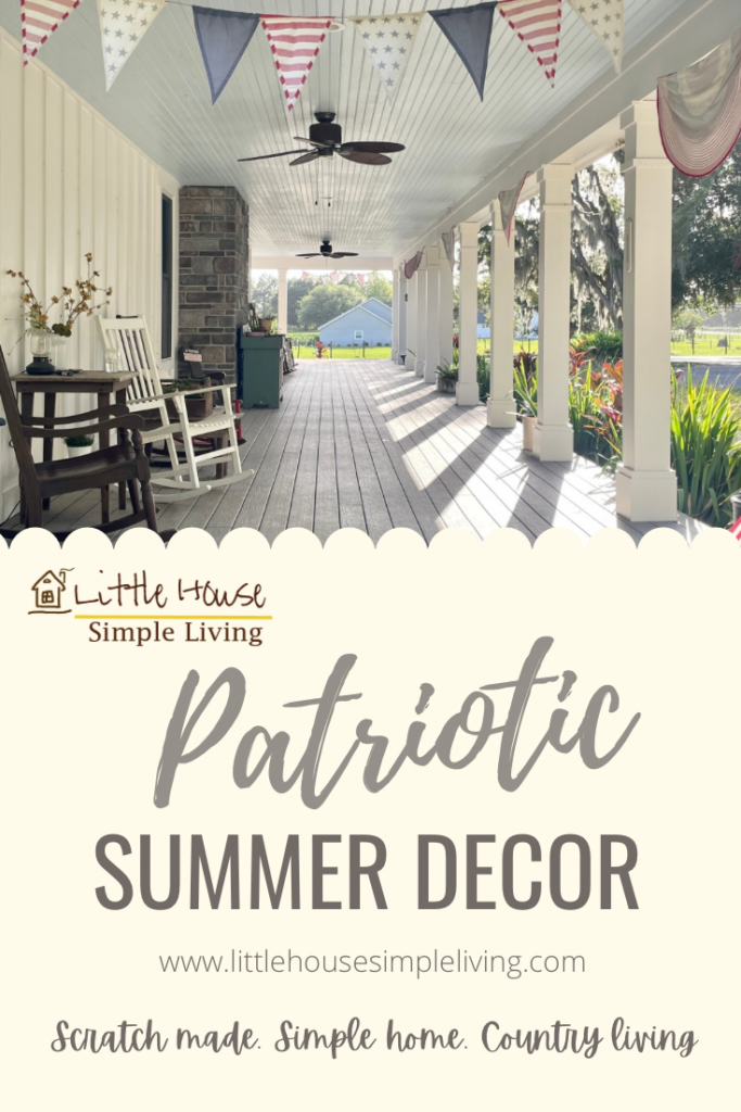 Patriotic summer decor pinterest