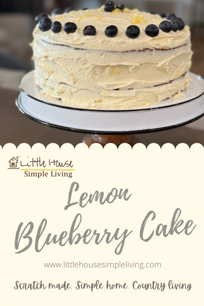 Lemon blueberry cake