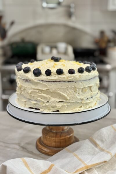 Lemon blueberry cake