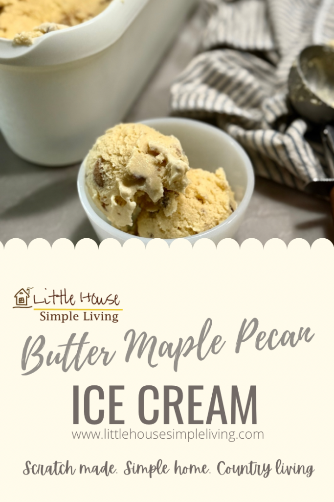 Butter Maple Pecan Ice Cream