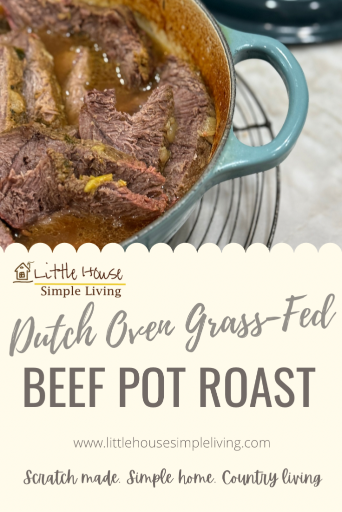 Dutch oven grass-fed beef pot roast