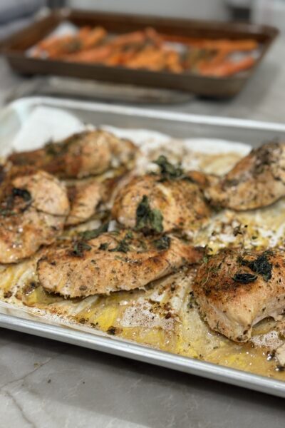 Sheet Pan BBQ Chicken