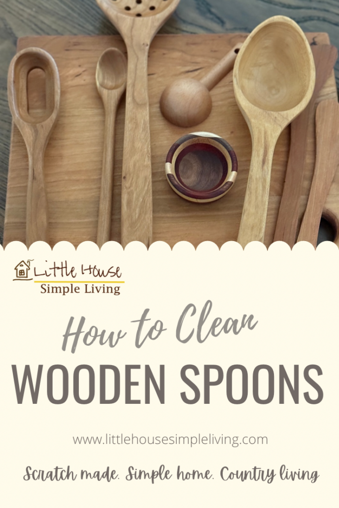 How to clean wooden spoons