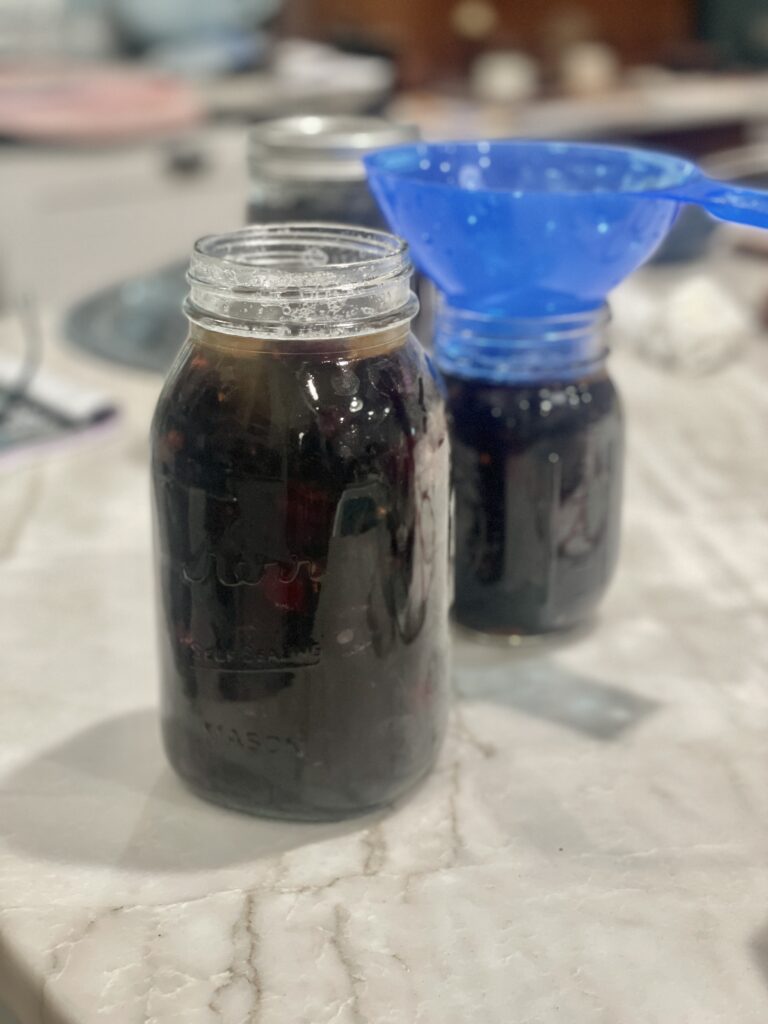 Canning cherries