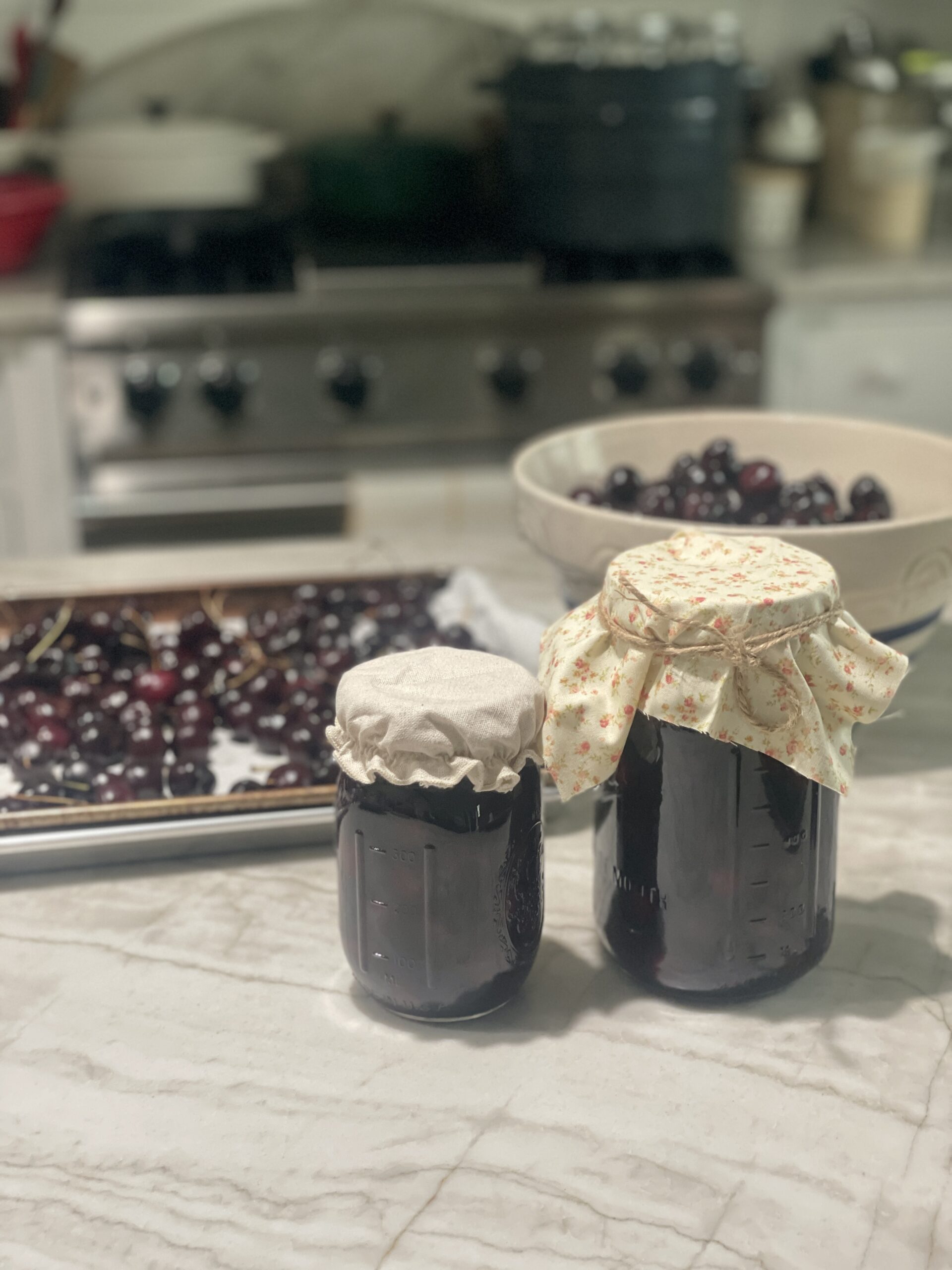 Canning cherries