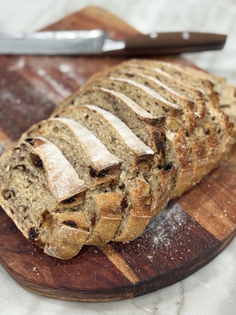 Cinnamon Raisin Pecan Sourdough Loaf