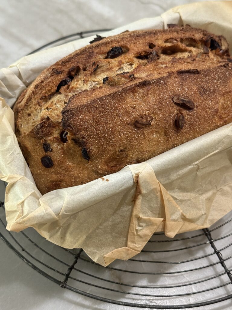 Cinnamon Raisin Pecan Sourdough Loaf