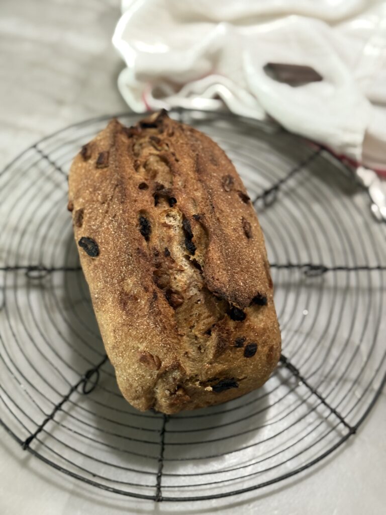 Cinnamon Raisin Pecan Sourdough Loaf