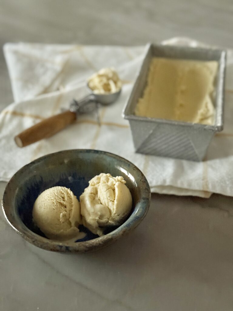 Vanilla bean ice cream