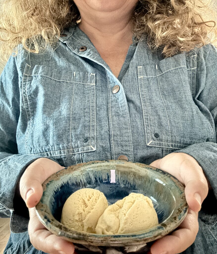Vanilla bean ice cream
