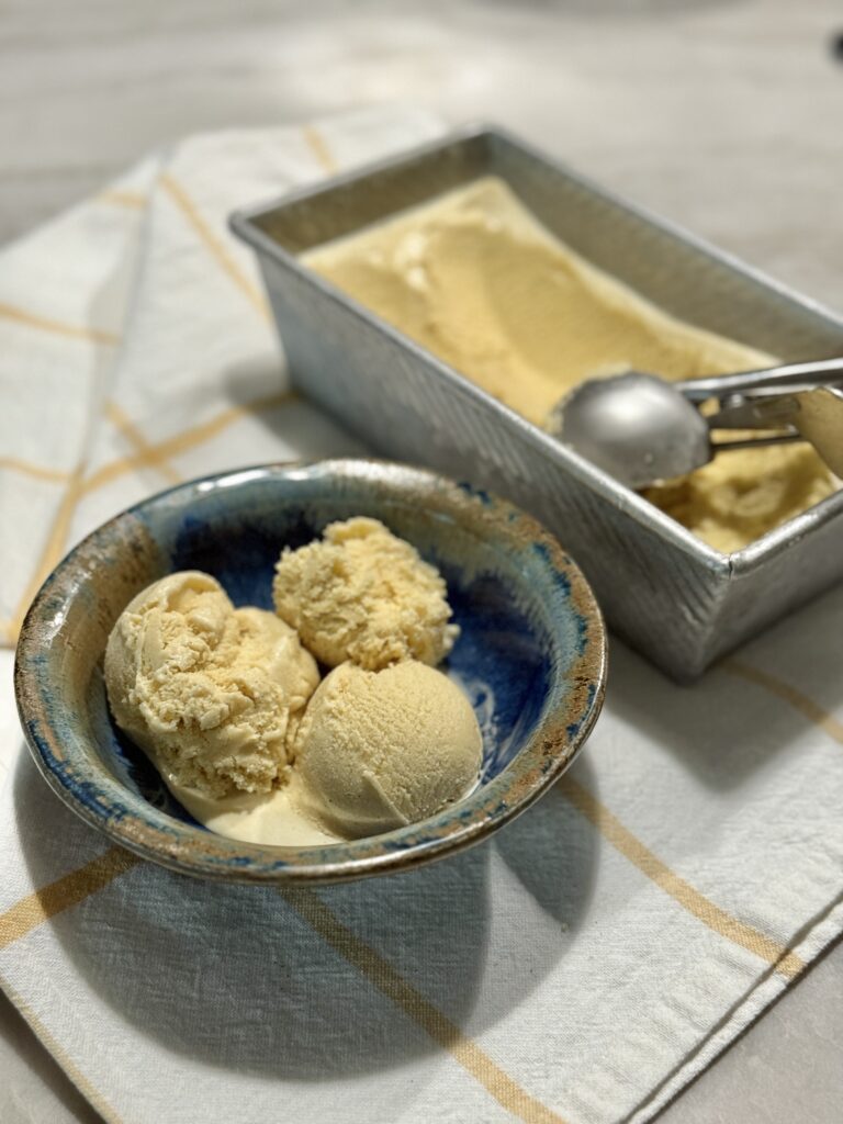 Vanilla bean ice cream