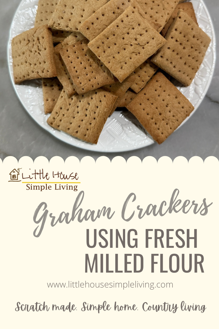 Graham crackers using fresh milled flour on Pinterest