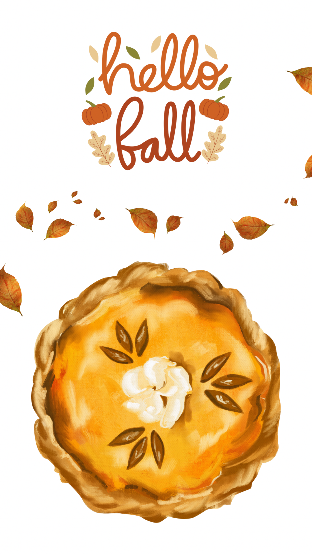 Hello fall Free Fall Phone Wallpaper