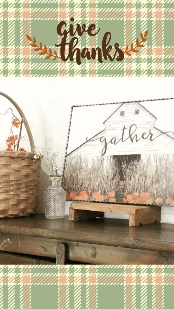 Give thanks Free Fall Phone Wallpaper