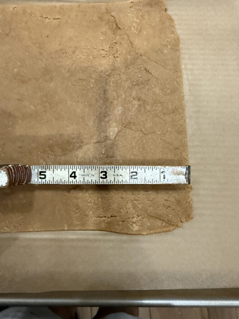 Graham cracker dough