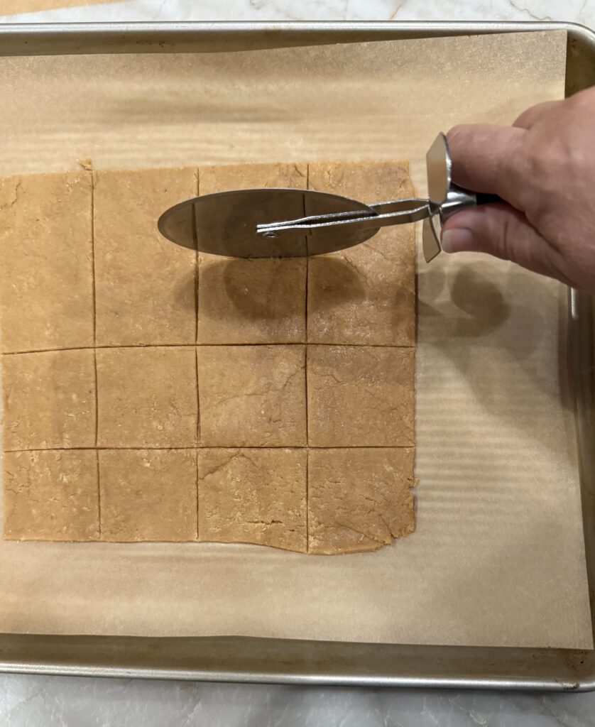 Graham cracker dough