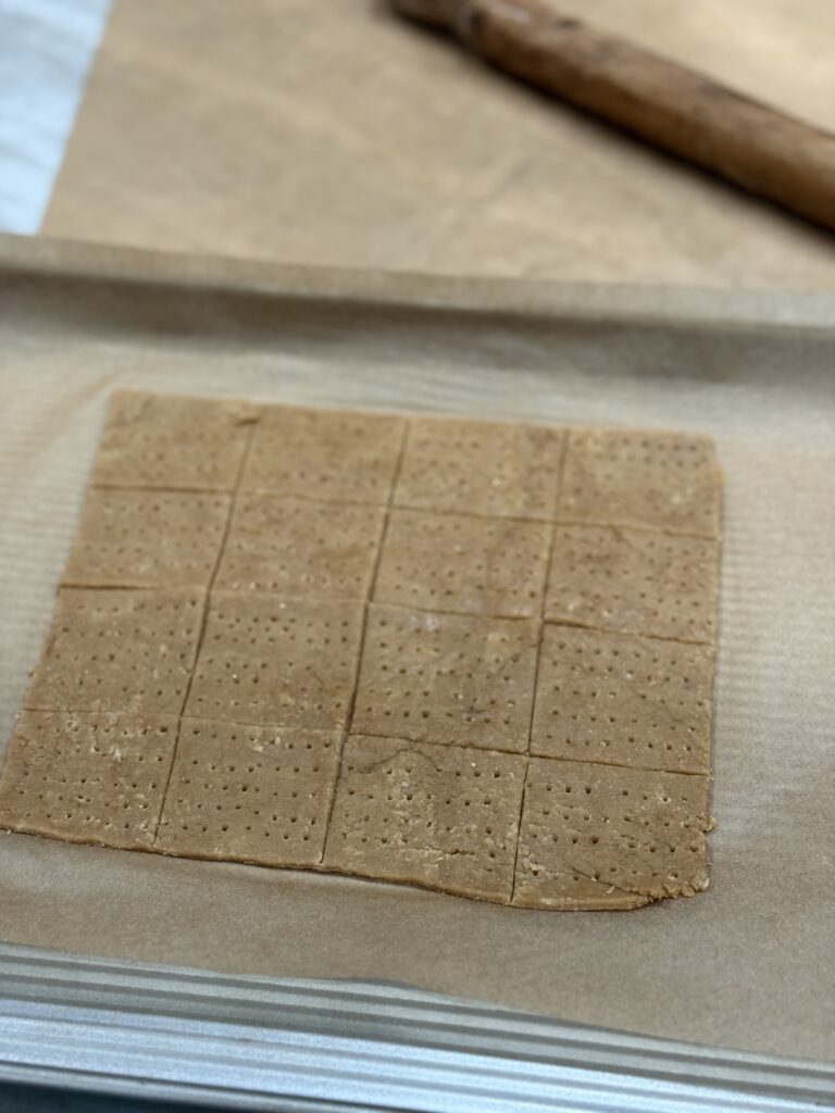 Graham cracker dough